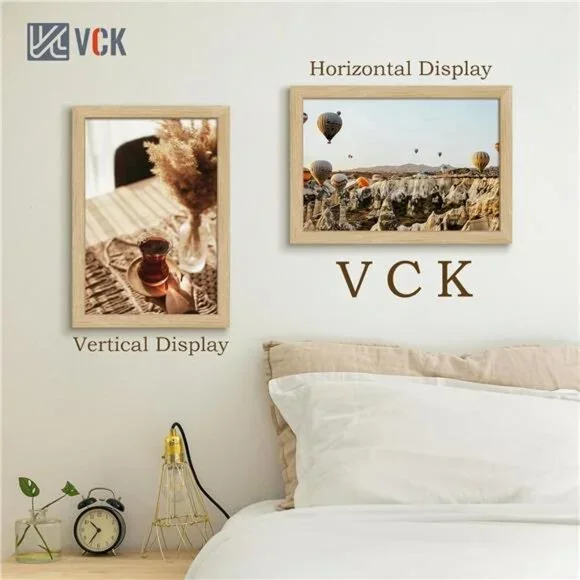 New 13x19 Oak Wood Frame for Poster & Picture, Natural Solid Wood Photo Frames
